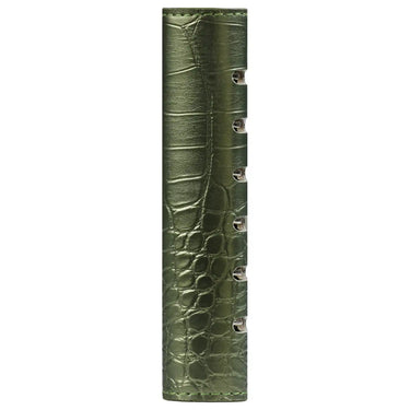 1316-66 Refillable Pocket 6 Ring Binder Agenda Gloss Croco Green